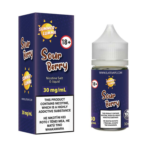Summer Lumma Sour Raspberry Nicotine Salt E-liquid